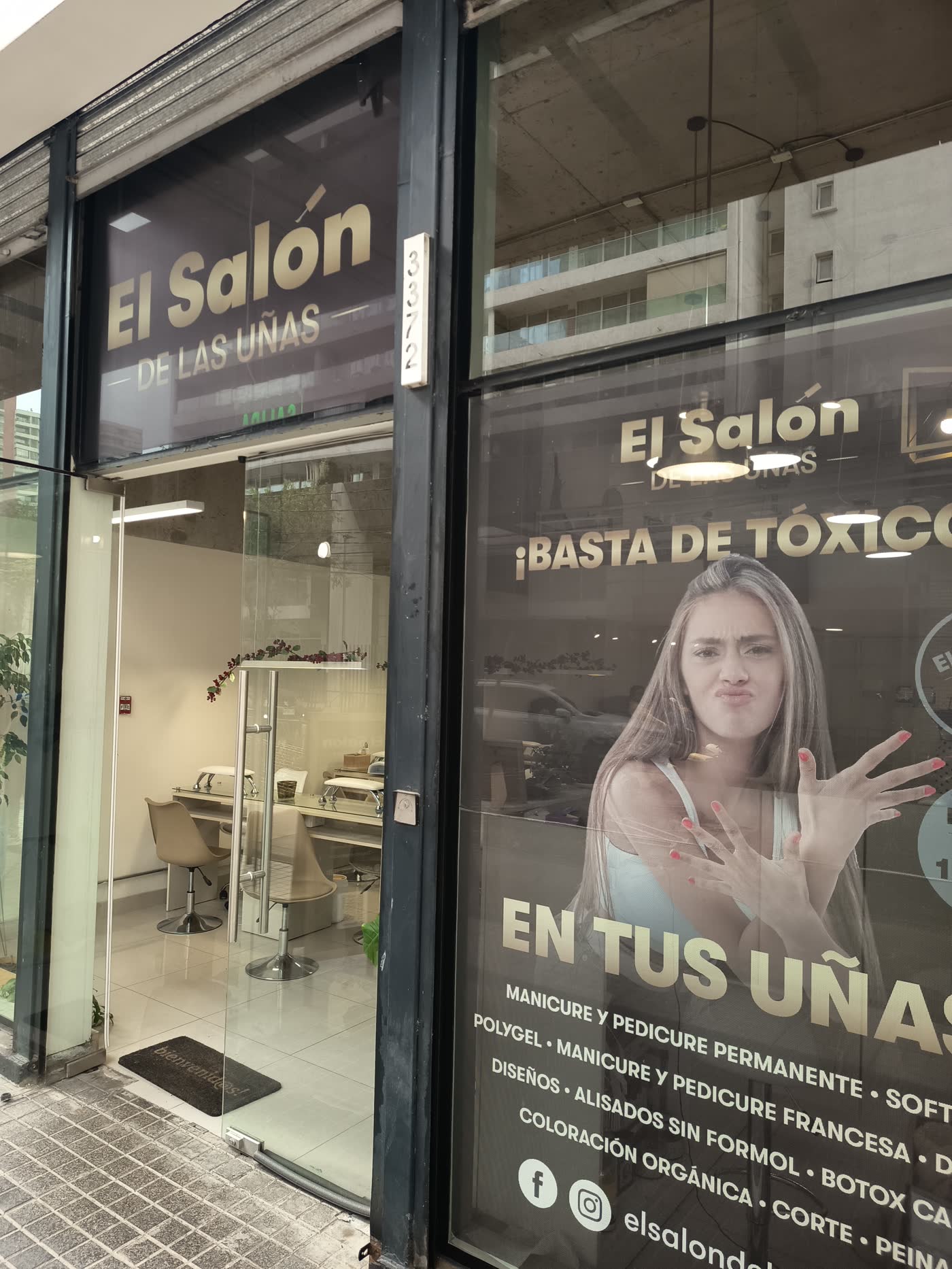 Pedicure — trabajo realizado en El Salón de las Uñas, Ñuñoa