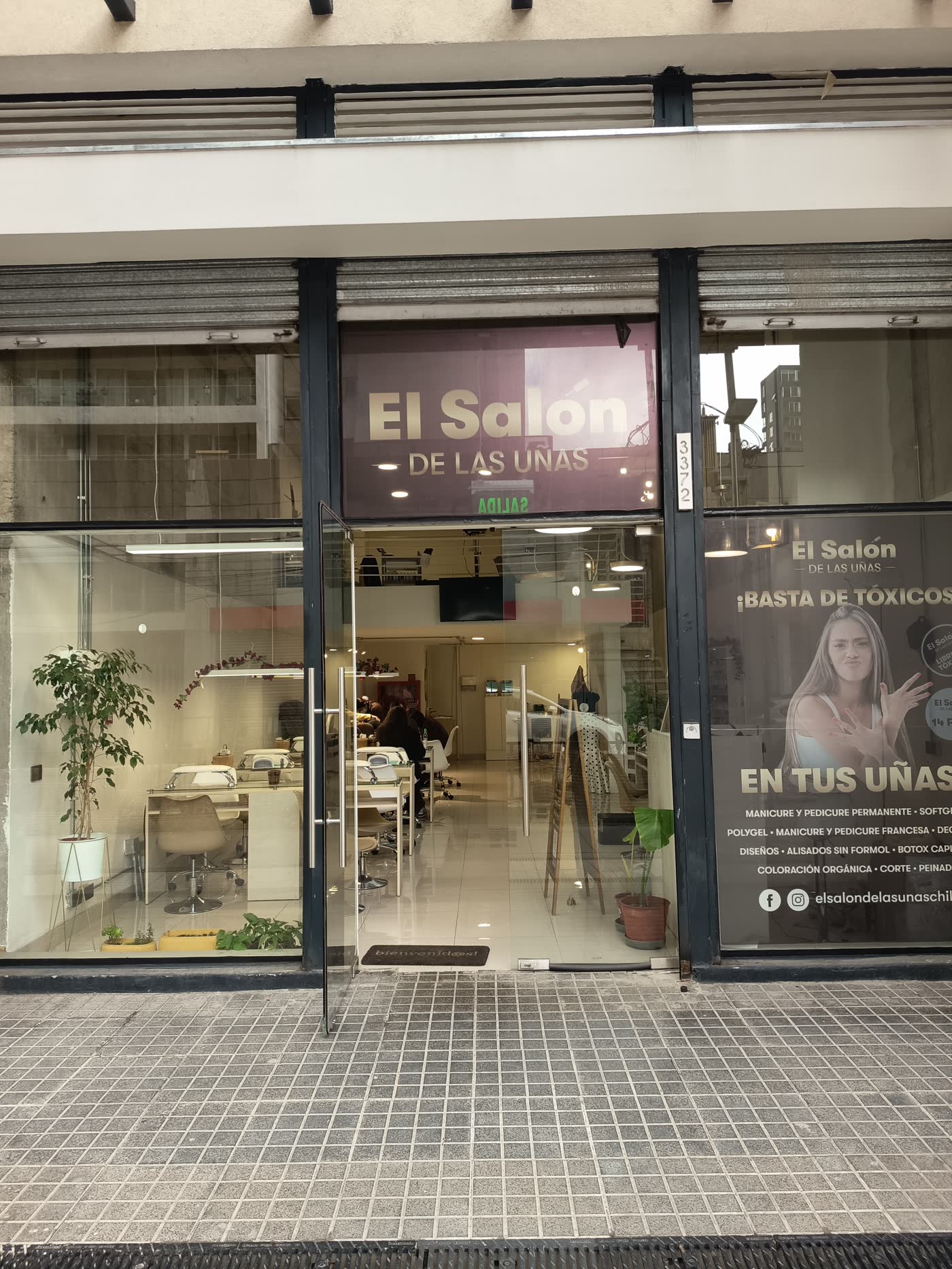 Pedicure — trabajo realizado en El Salón de las Uñas, Ñuñoa