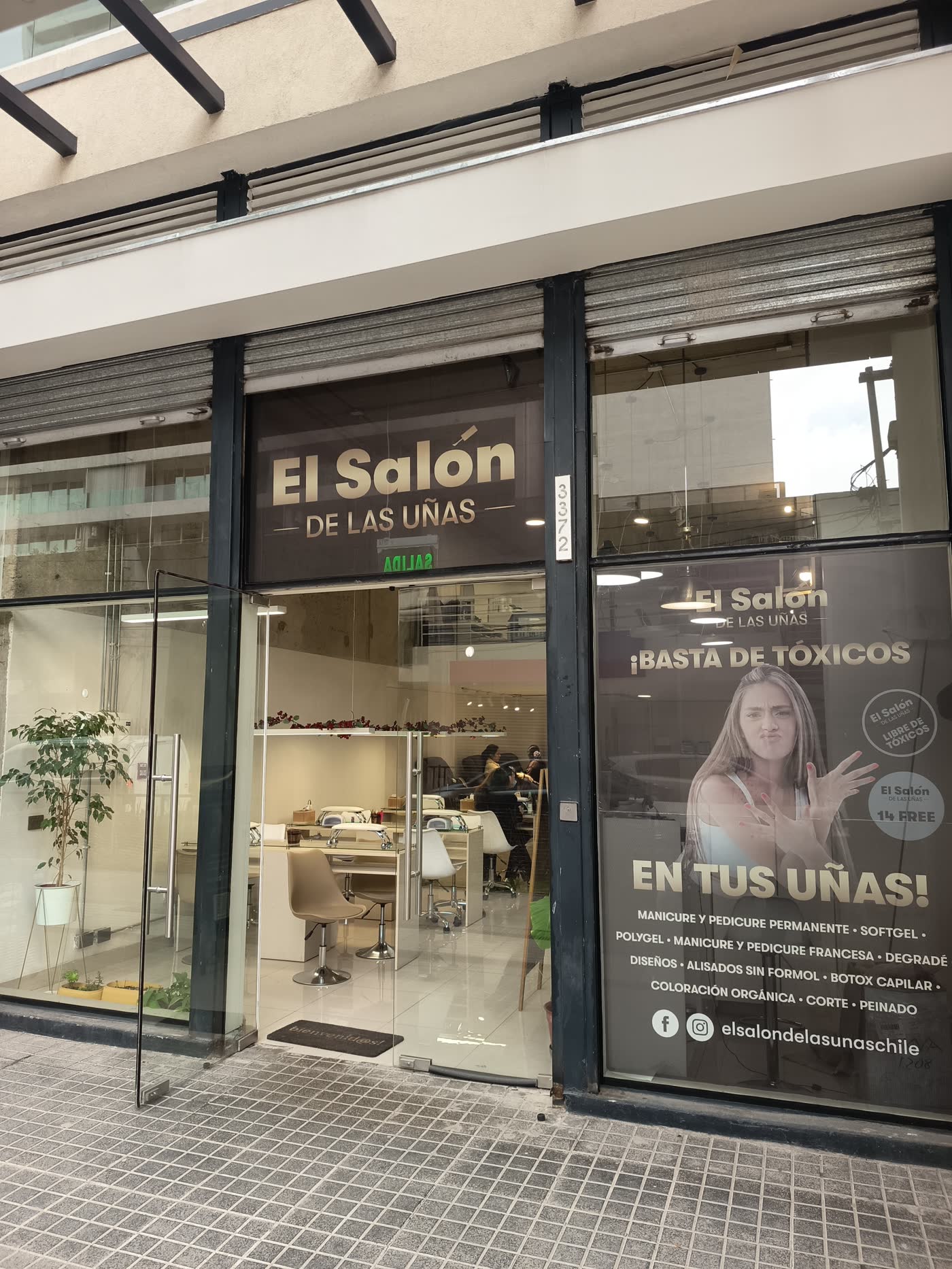 Pedicure — trabajo realizado en El Salón de las Uñas, Ñuñoa