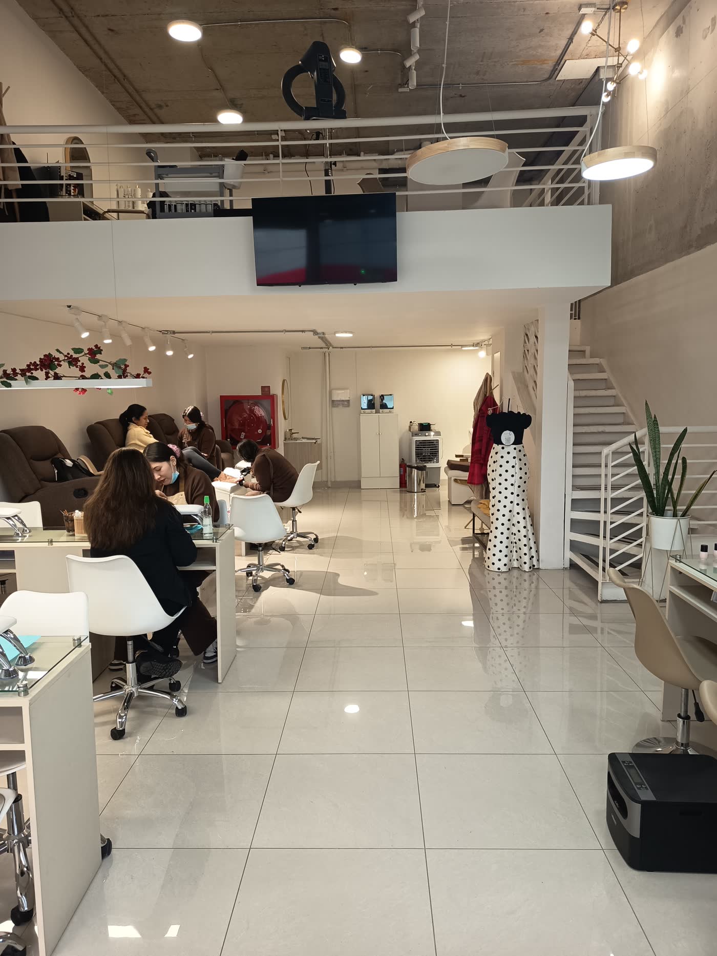 Pedicure — trabajo realizado en El Salón de las Uñas, Ñuñoa