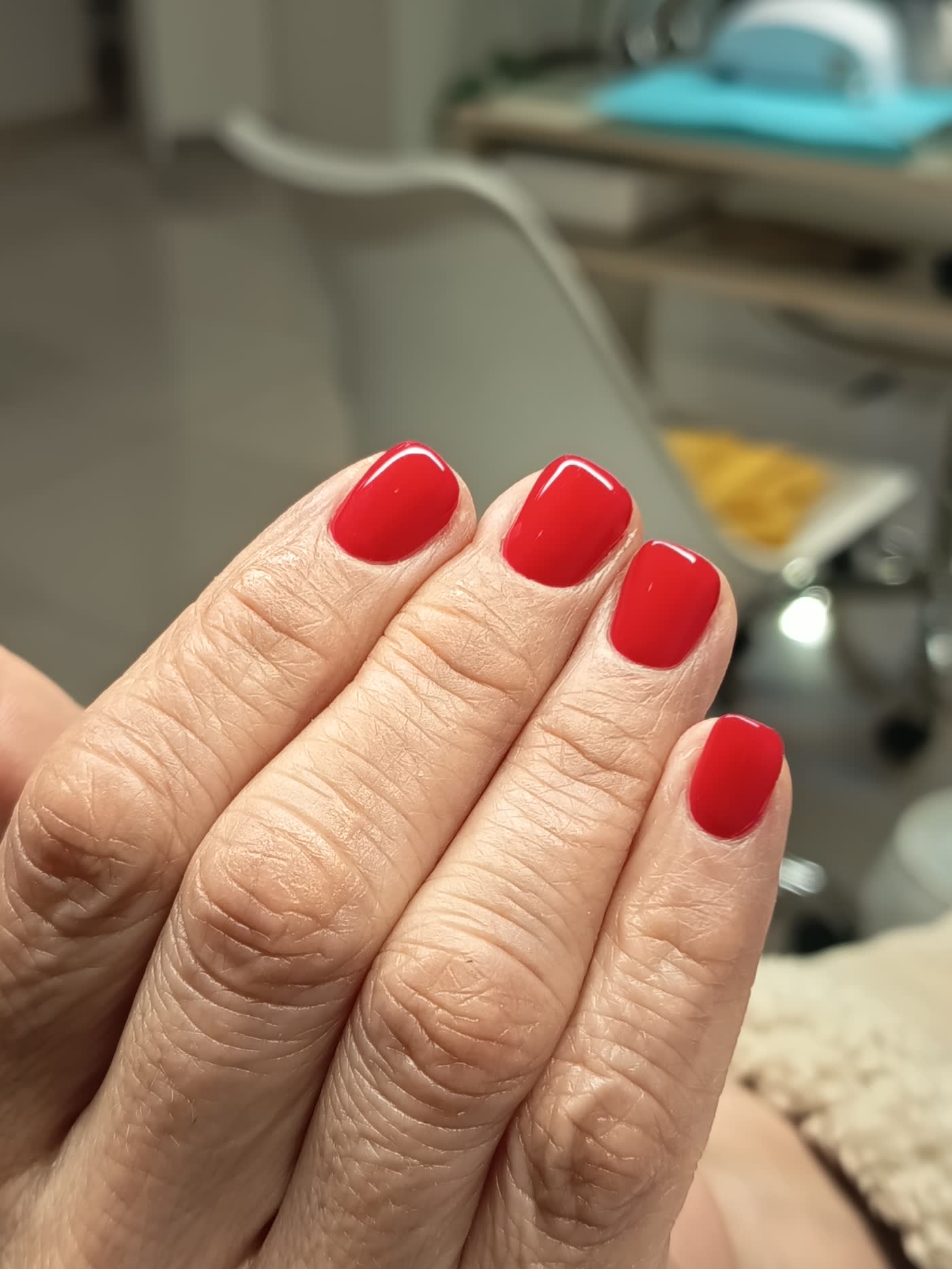Manicure — trabajo realizado en El Salón de las Uñas, Ñuñoa